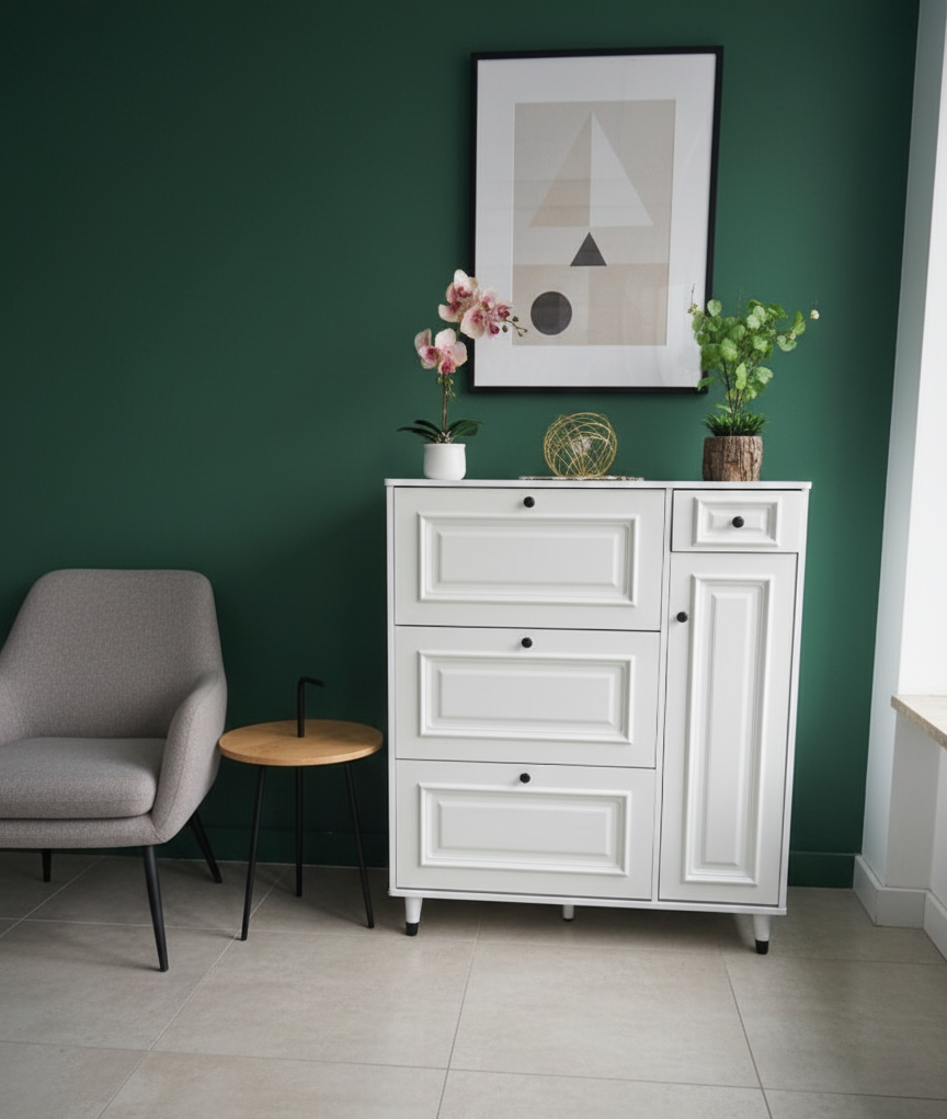 Bucket Flip Shoe Cabinet  Storage Rack