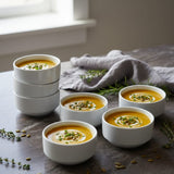 6Pcs Stackable Ceramic Bowls