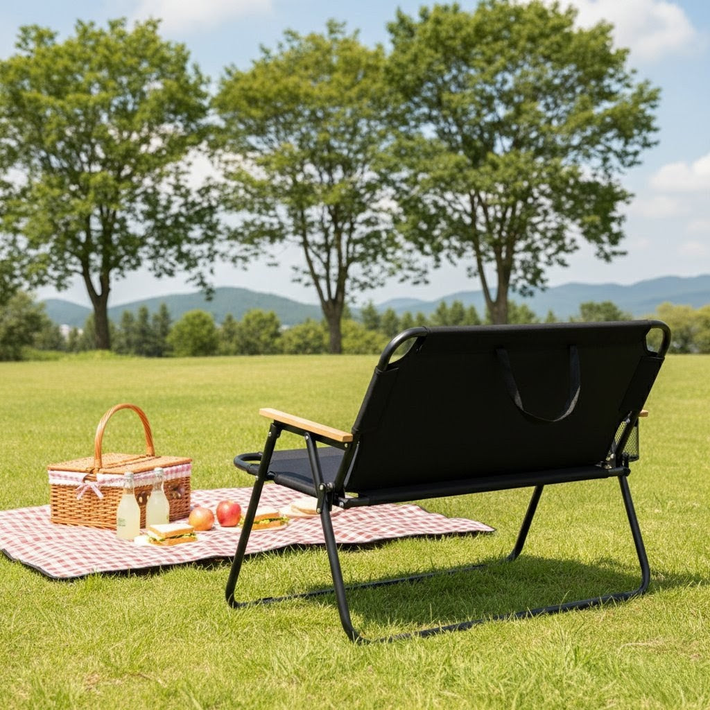 Portable Double Seat Camping Chair