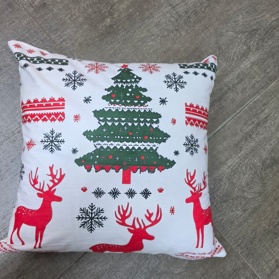 2pcs 45×45cm Christmas Themed Cushion Covers