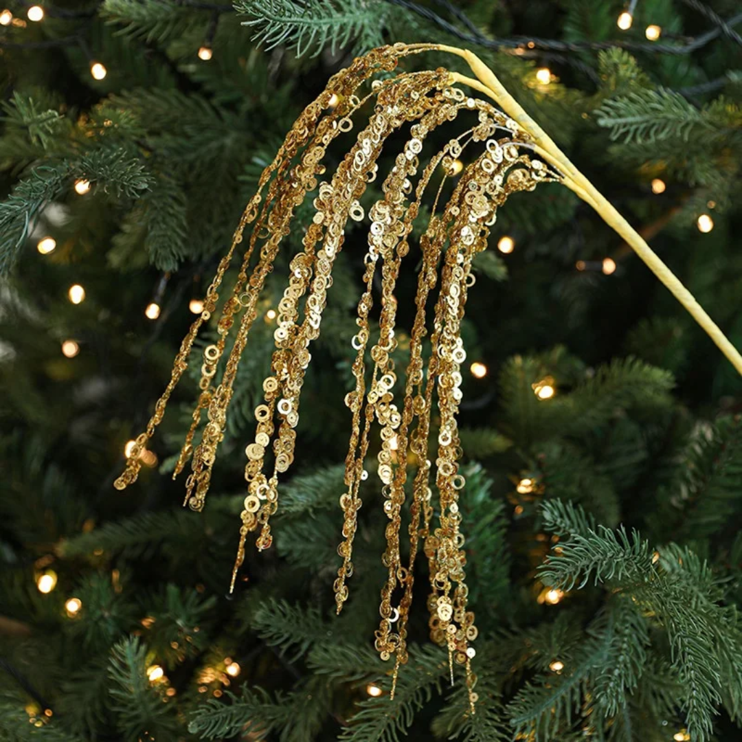 60cm Glitter Twig Ornaments