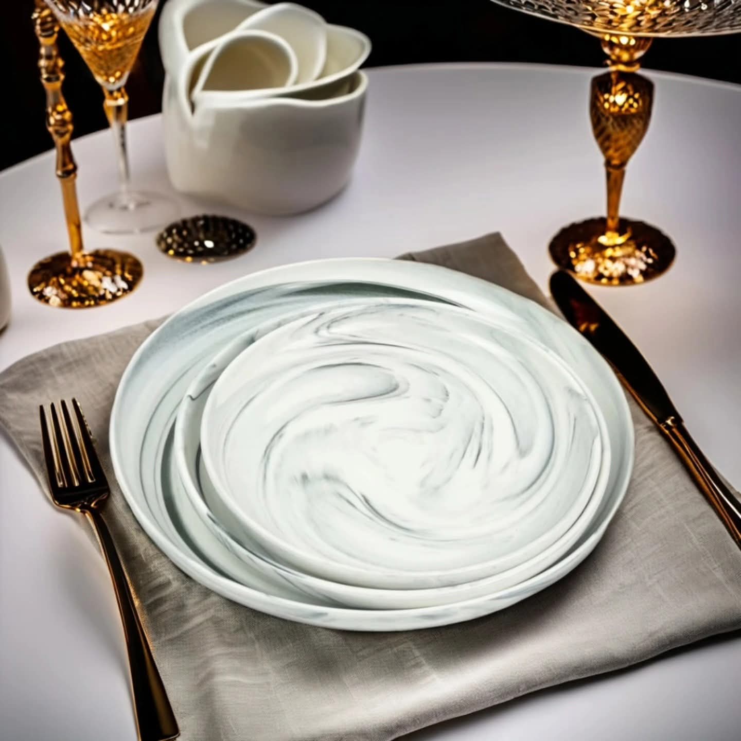 6pcs Ceramic plates