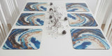 6Pc Marble Antislip Mat