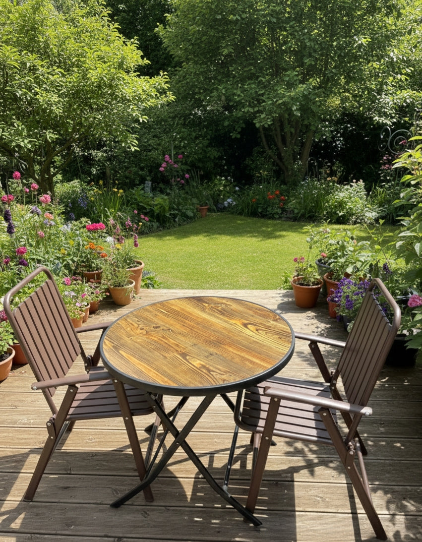 Foldable Chair and Table Set