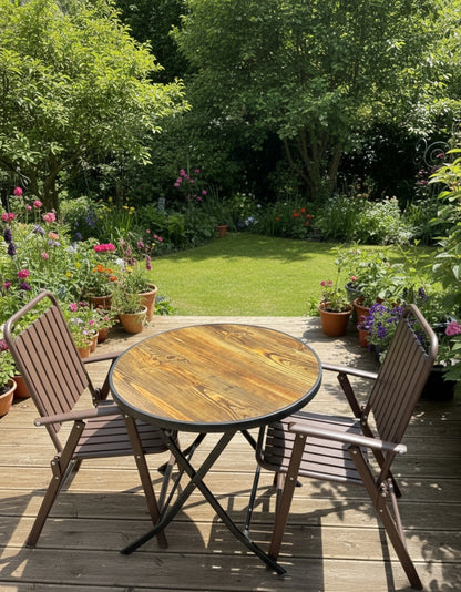 Foldable Chair and Table Set