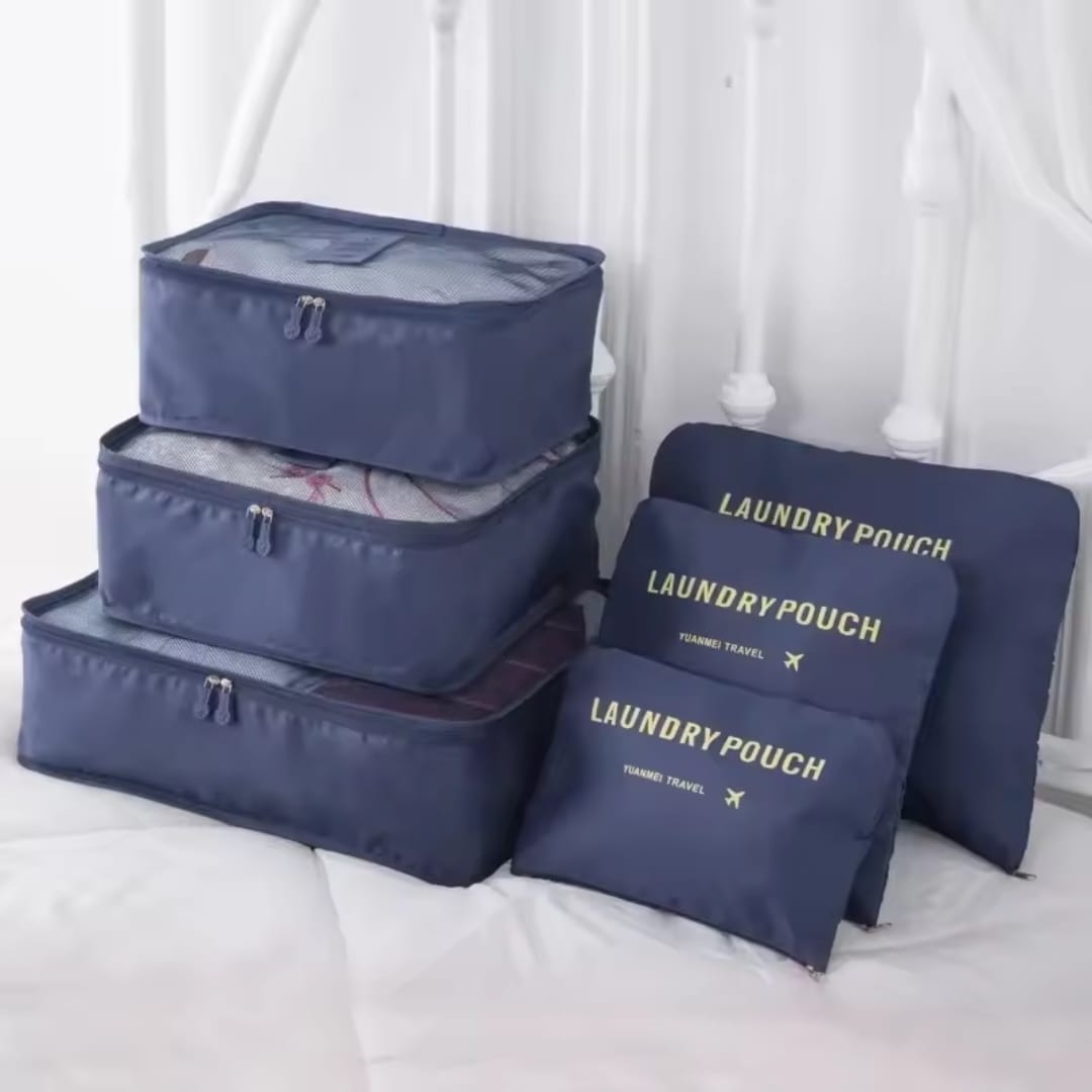 6 Piece Luggage Travel Organizers