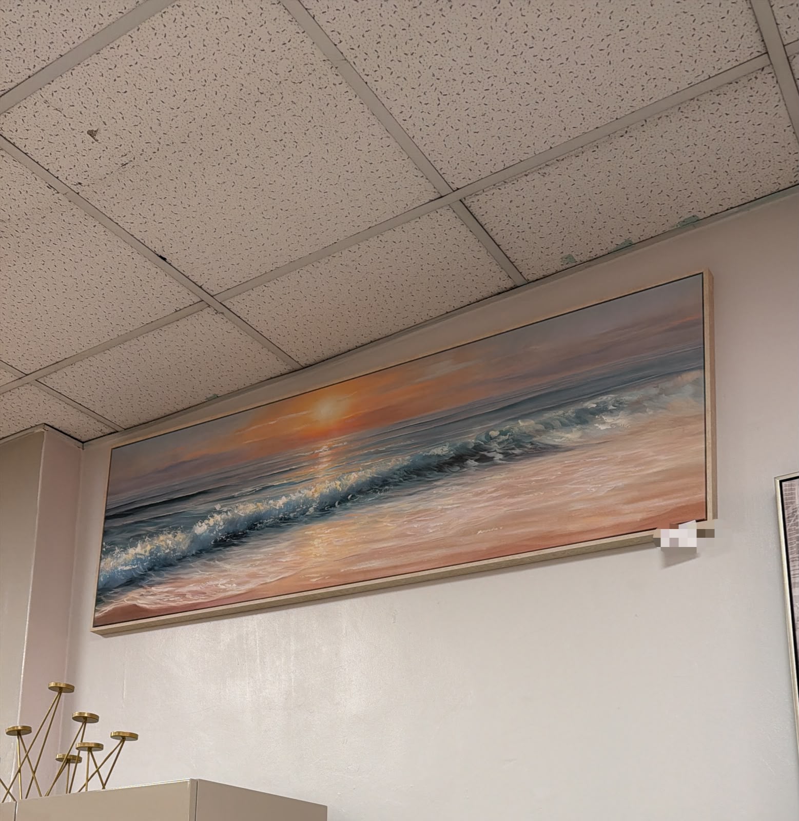 Shore Wall Printed/Oil Painting Collection With Frame