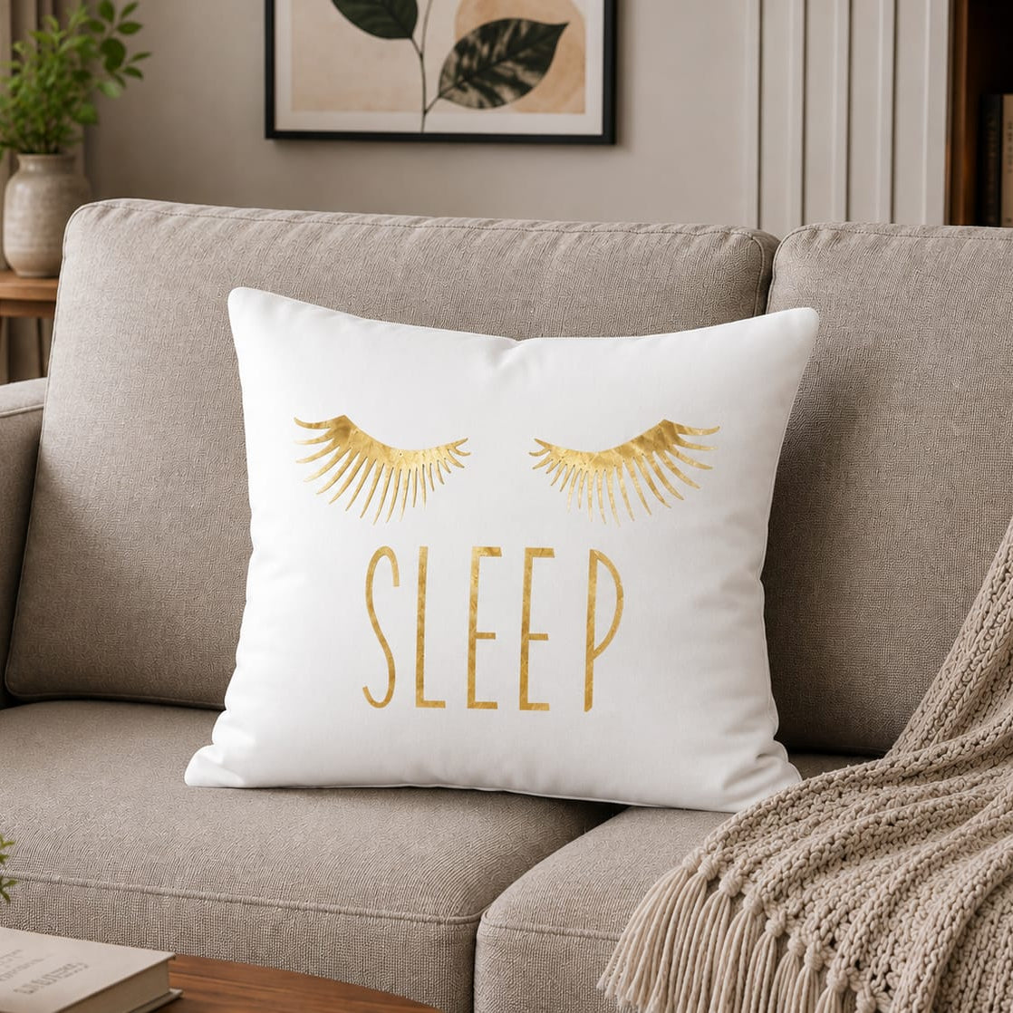 Printed Cushion Cover 45 × 45 cm