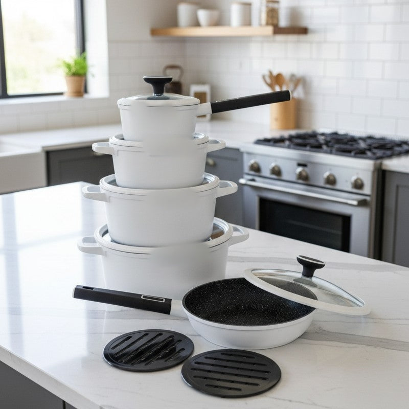 12Pcs Non Stick Cookware Set