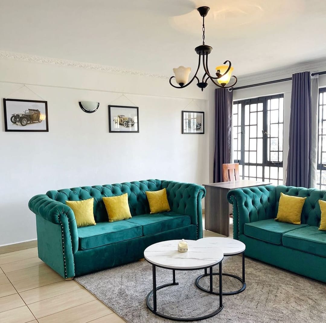 Nesting Coffee Table Marble Effect