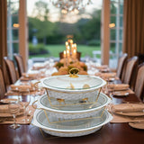 3Pcs Ceramic Food Warmer Set