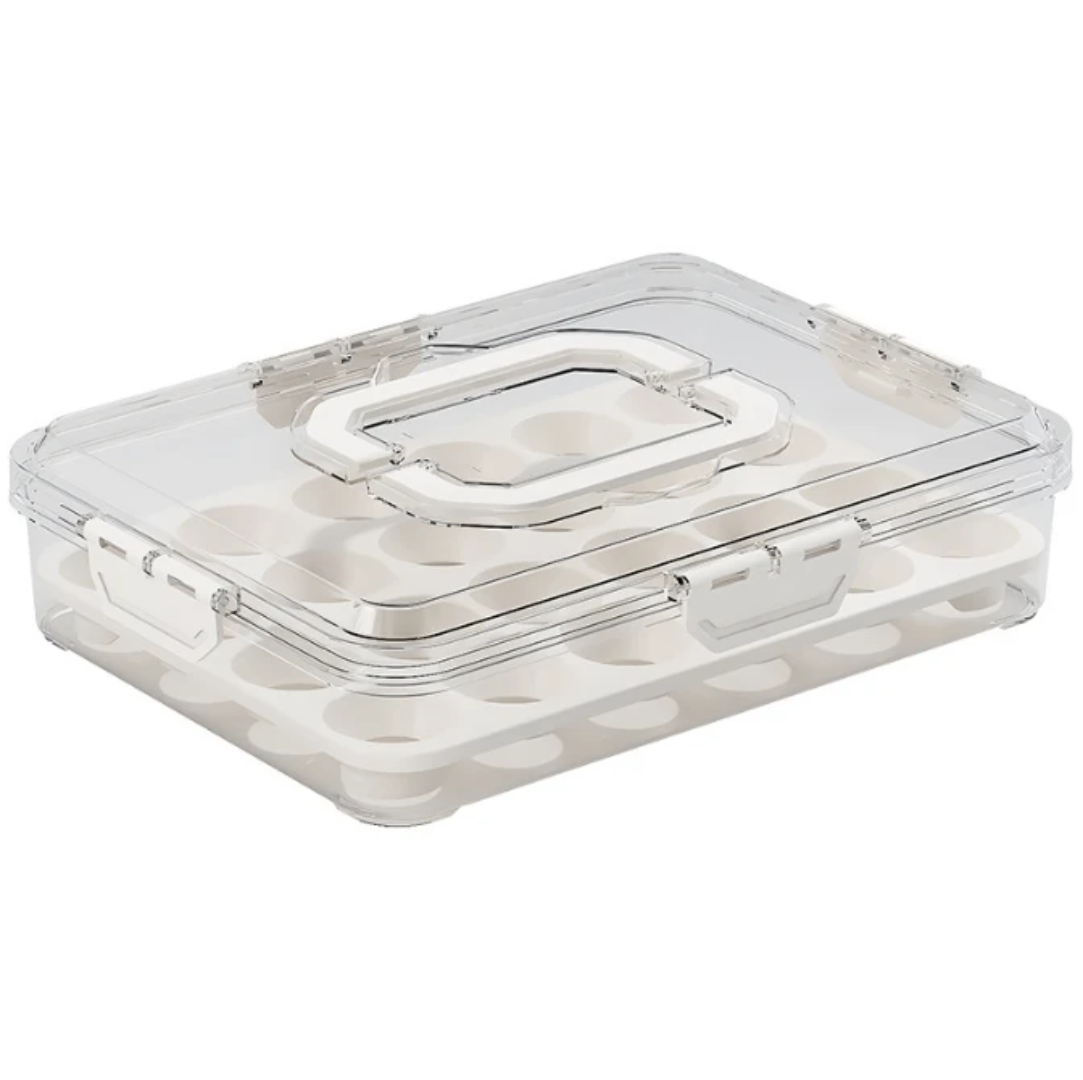 Acrylic Egg Holder with Handles