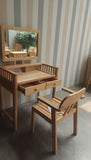 Wooden Dressing Table With Seat