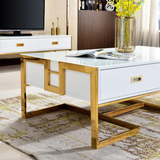 Tempered Glass Top Coffee Table