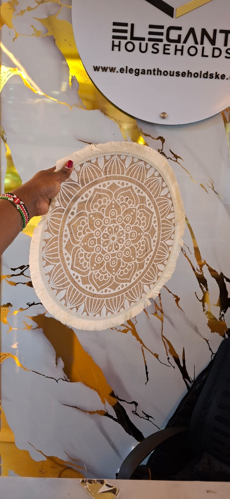 Round Woven Jute Table Mats
