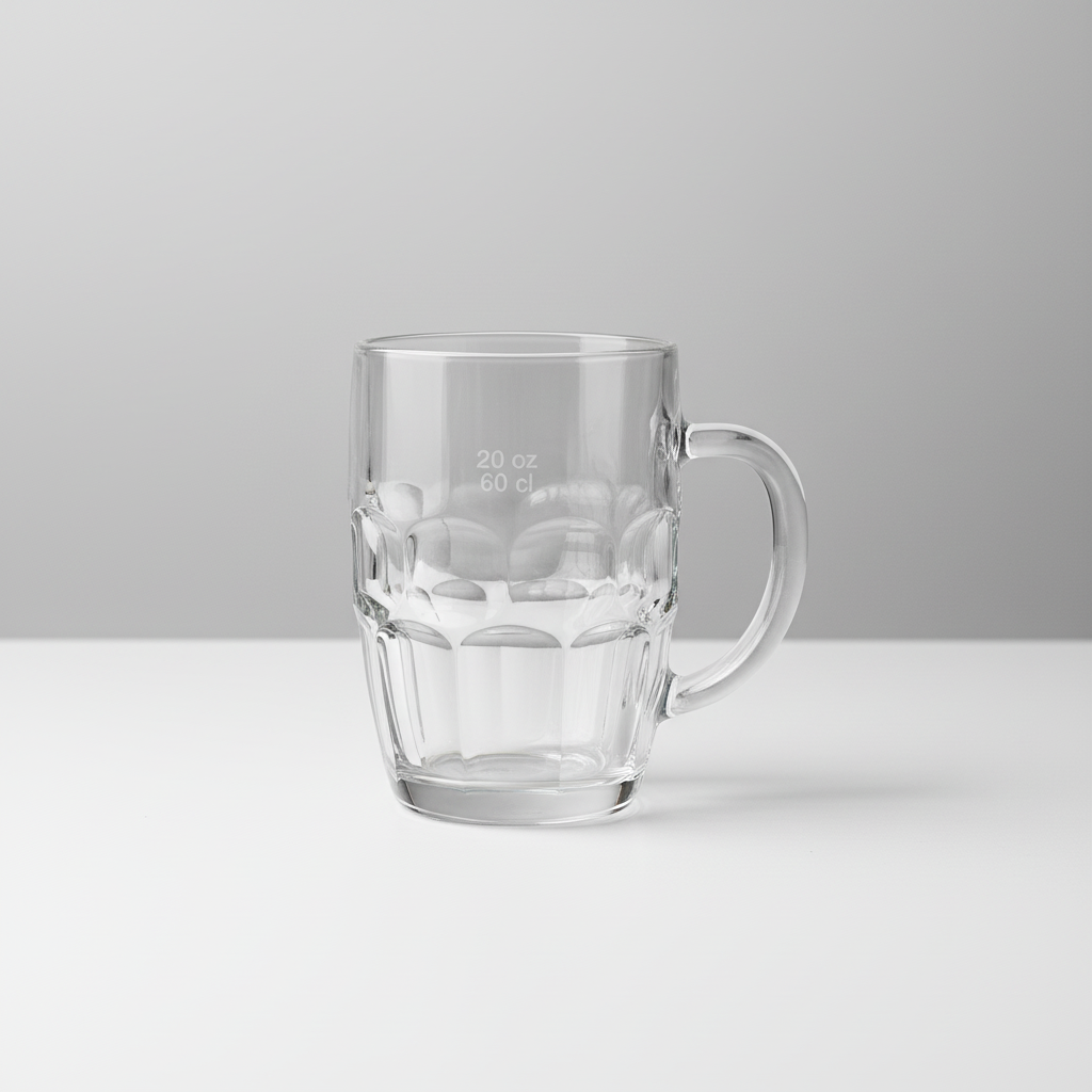 24pcs Luminarc Britannia  Clear 590ml Glass Beer Mug set-N1577