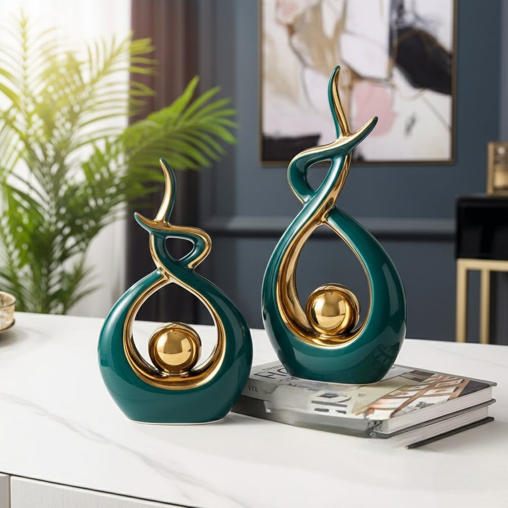 2 In 1 Ceramic Decor Figurine