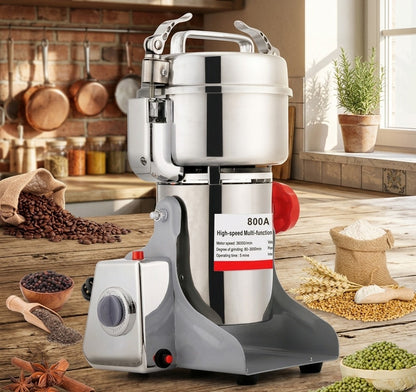 Electric Flour Mill Grinder 800g Stainless Steel
