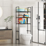 Detachable Metallic Frame 3-Layer Toilet Rack