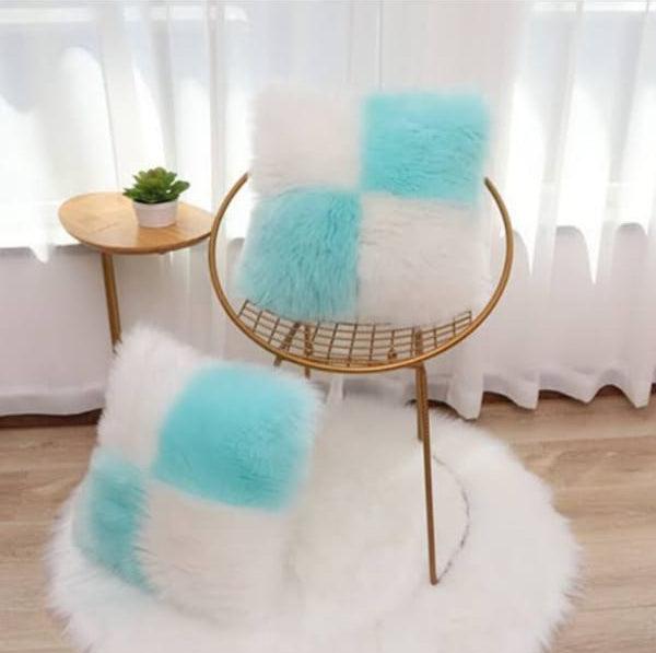 Faux Fur Throw Pillow Cases
