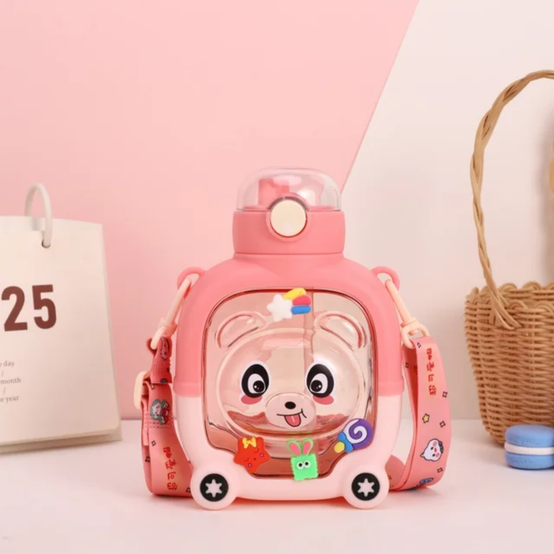 Teddy Bear Design Water Bottle