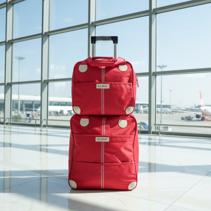 2pcs Travel Trolley Bag Set