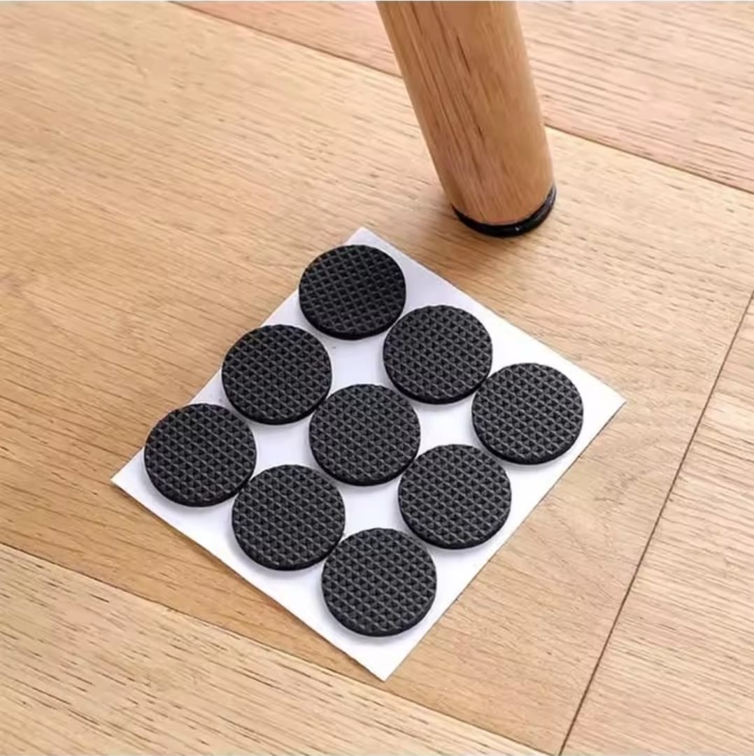 8pcs self adhesive furniture leg pads 45mm, anti scratch floor protectors for chairs and tables. 🪑✨