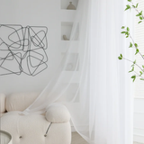 2Pcs Sheer Curtain Set