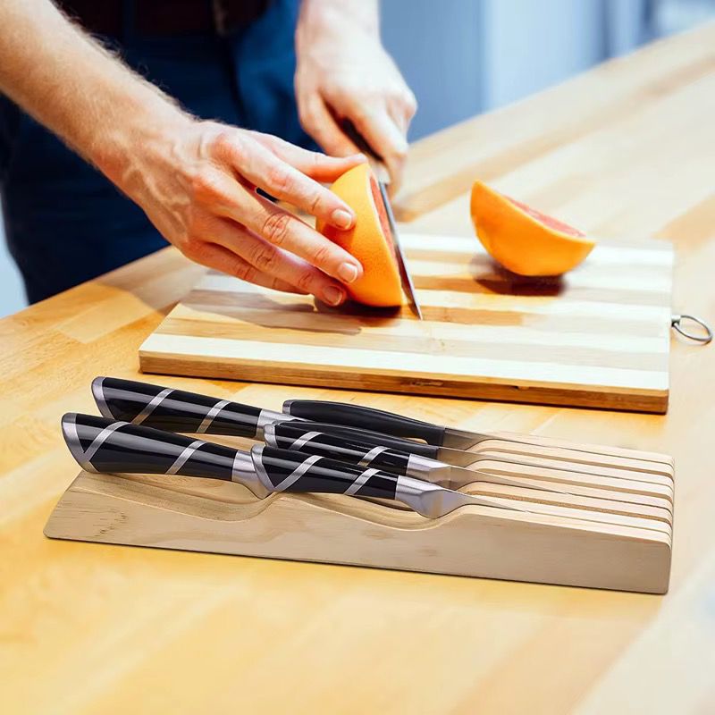 Wooden Kitchen Knife Holder
