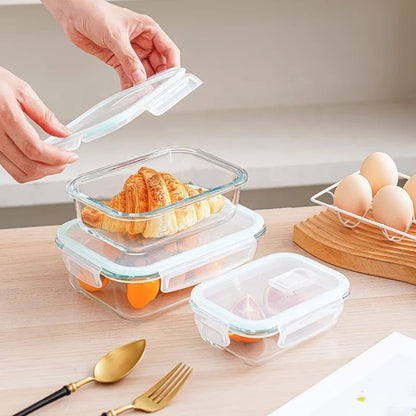 3 Piece Borosilicate Food Storage Container Set