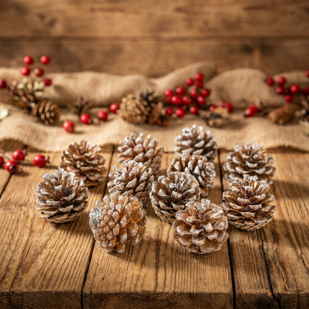 6 Piece Christmas Decorative Cones Set for Festive Home and Table Displays available in Nairobi, Kenya