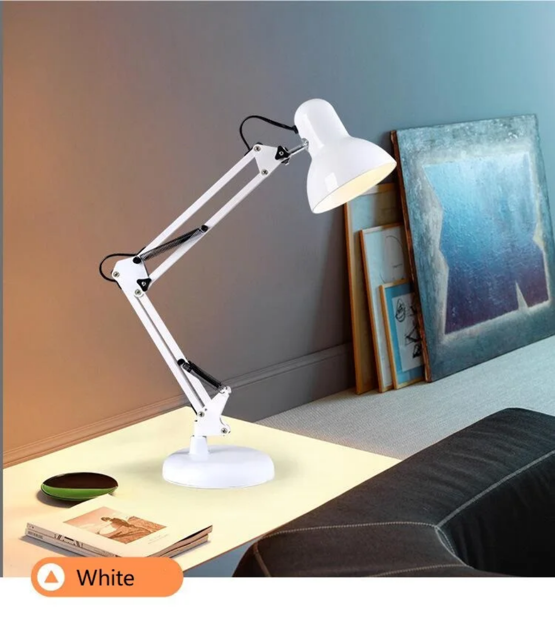 
Foldable eye protection hose desk lamp adjustable LED reading light for study, office, and bedroom use
