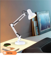 
Foldable eye protection hose desk lamp adjustable LED reading light for study, office, and bedroom use