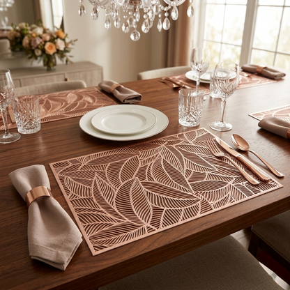 Nordic Rectangle Leaf Table Mats