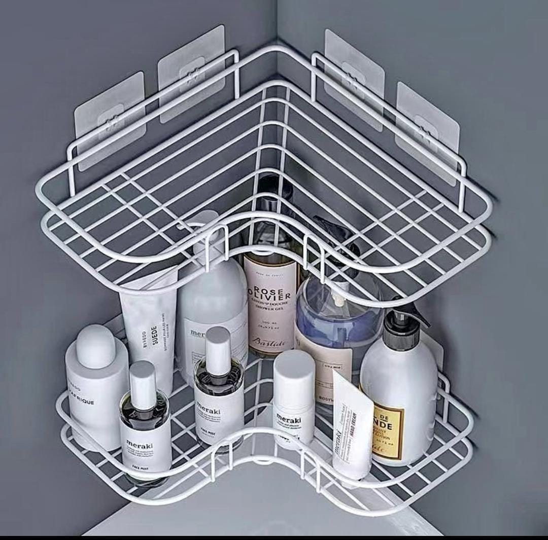 Triangular Metallic Shelf