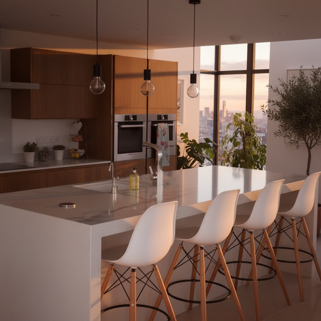 Eames Style DSW Counter Bar Stool