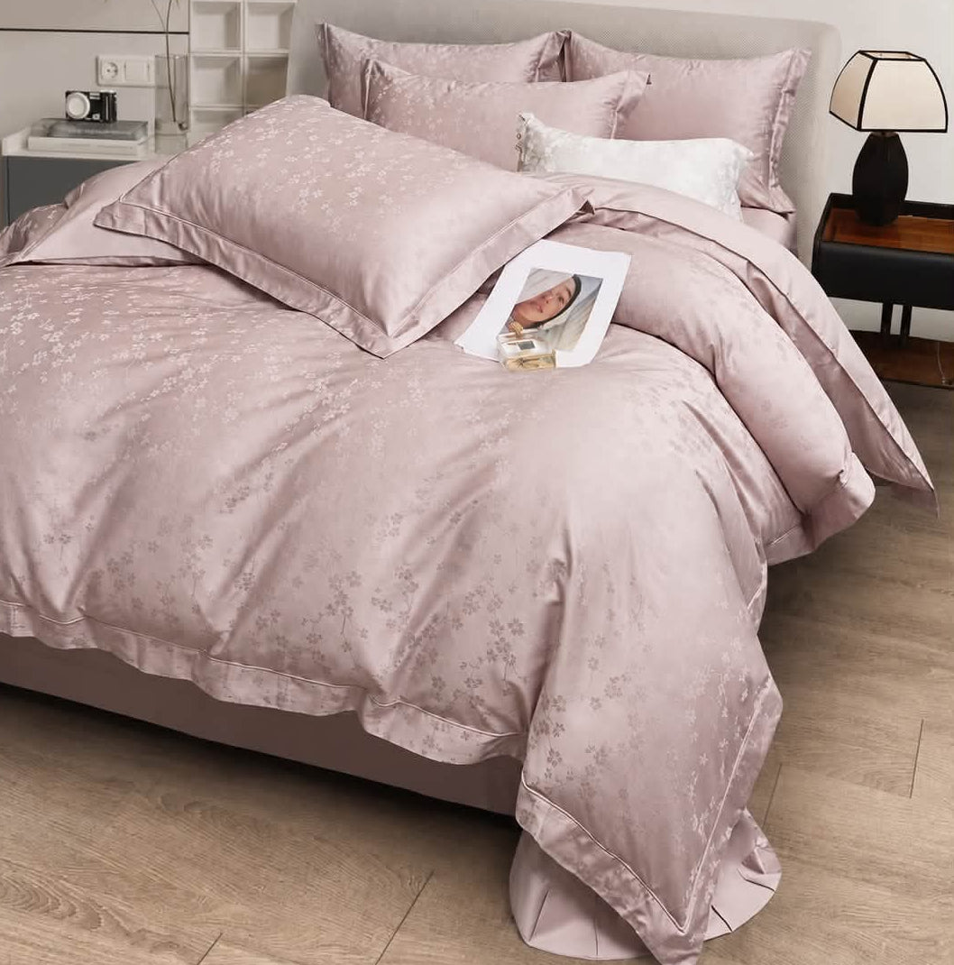 Cotton Jacquard Duvet Cover Set King Size