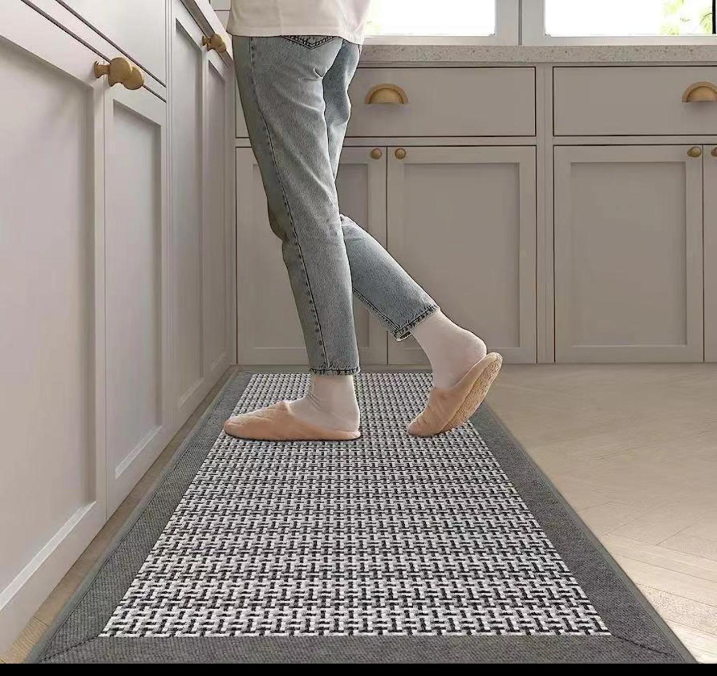 Big Size Heavy Duty 2pc Anti Slip Kitchen Mat Set