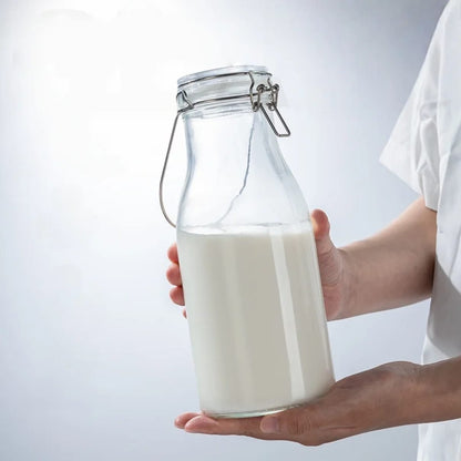 1.5 Litre Food Grade Sealed Glass Bottle