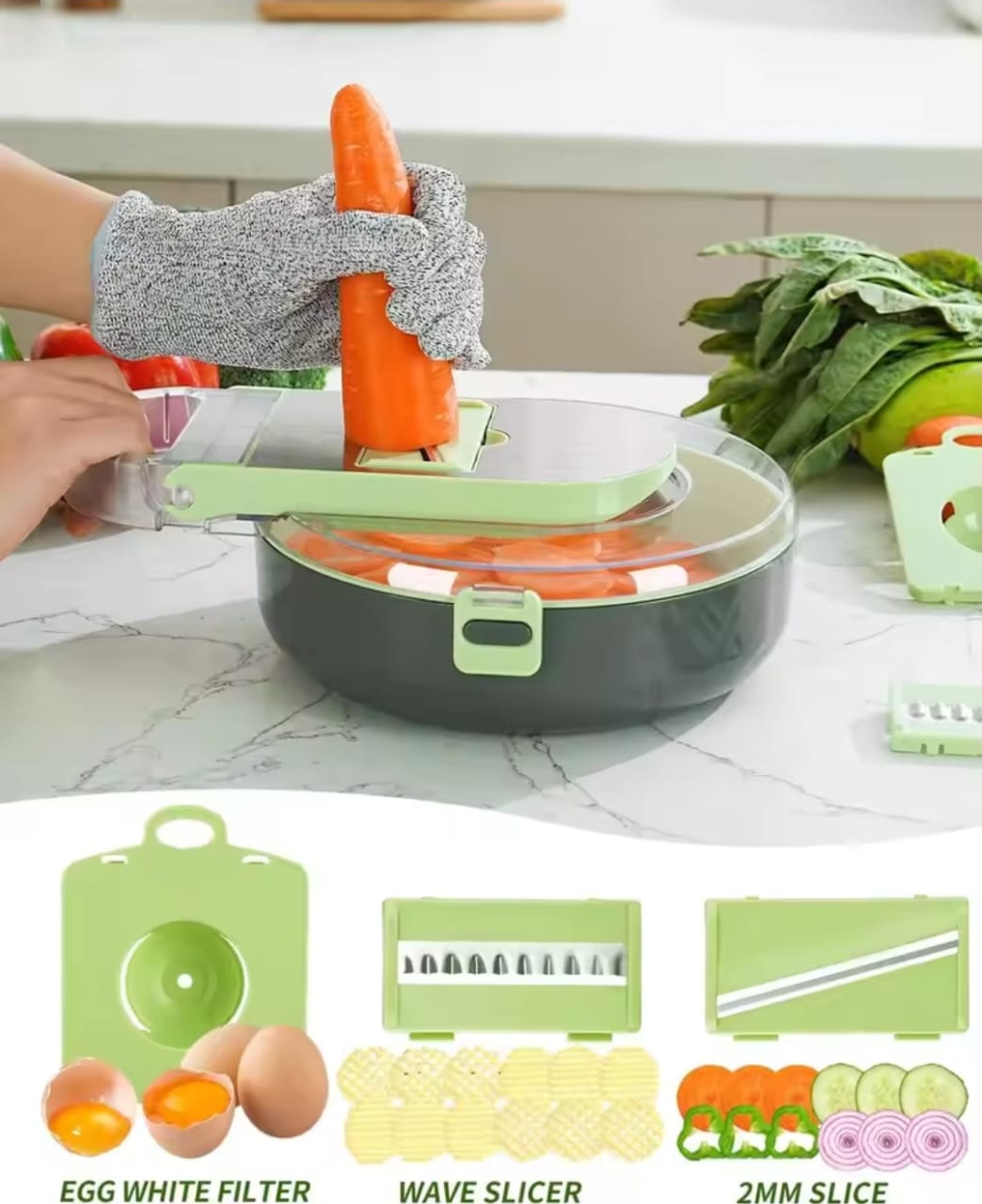 9pc Vegetable Cutter