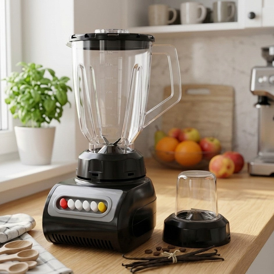 Nunix Blender AK-105 1.5L 350W 2-in-1 Multi Function Blender