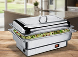 Electric Chafing Dish with Stainless Steel Cover