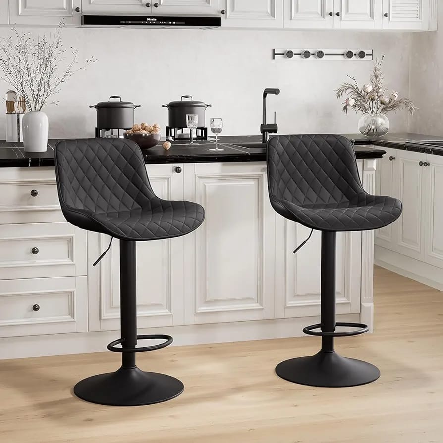 Kitchen Island Stool In Leather