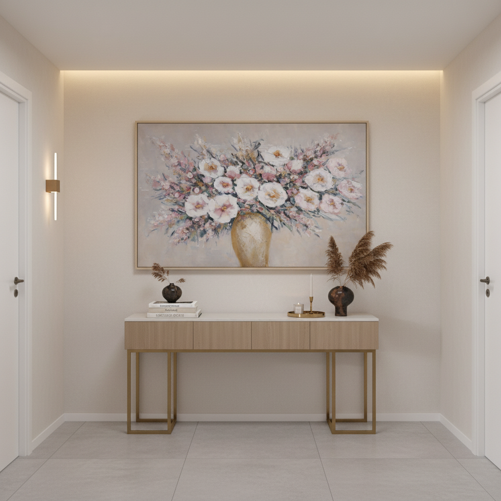 Floral Textured Wall Art Set