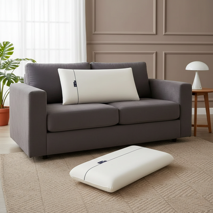 Quality memory foam bed pillow designed for neck and head support.