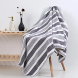 Striped Soft Velvet Towel