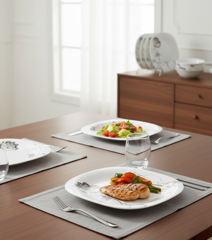 6Pcs Ceramic Dinner Set 10 Inch