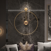 60cm gold open-frame decorative wall clock.
