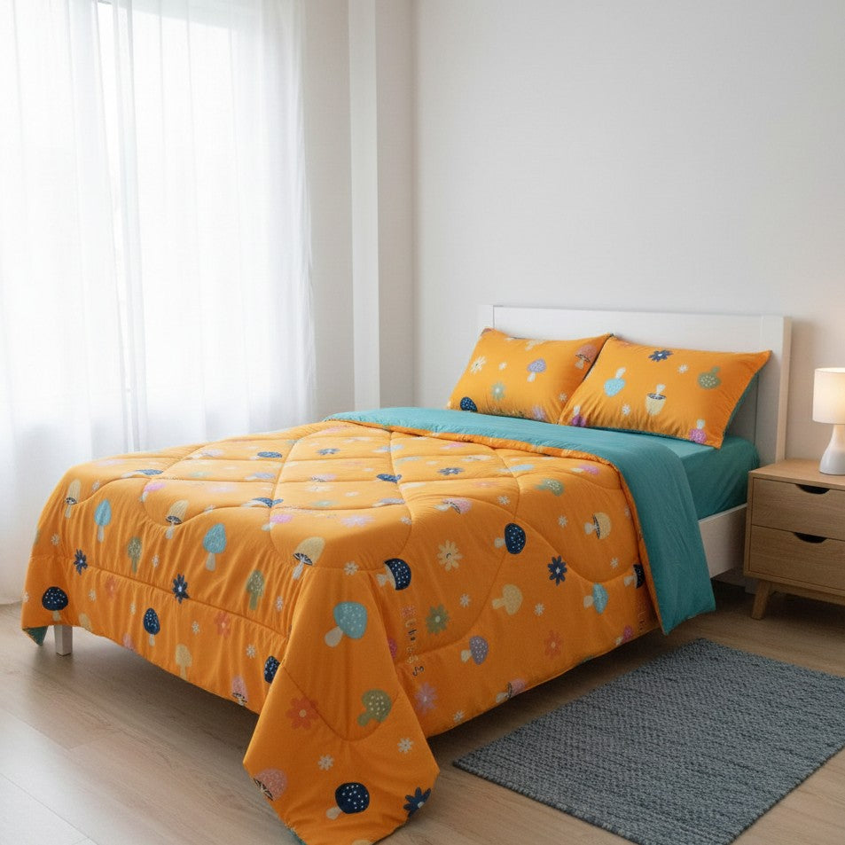 Double-Sided Cotton Duvet Set