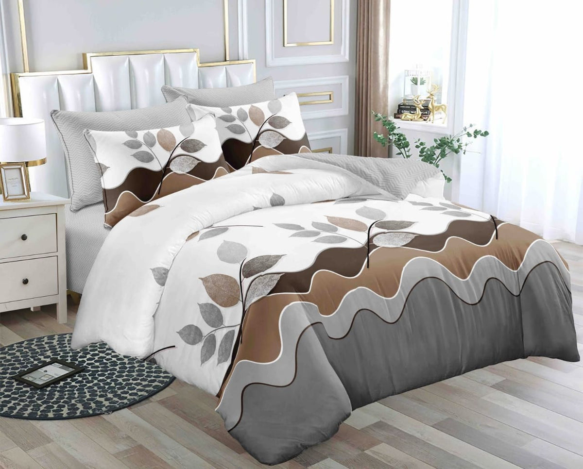 Heavy Sherpa woolen duvet set with bedsheet and two pillowcases.